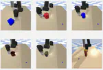 Sim-to-Real Model-Based and Model-Free Deep Reinforcement Learning for Tactile Pushing